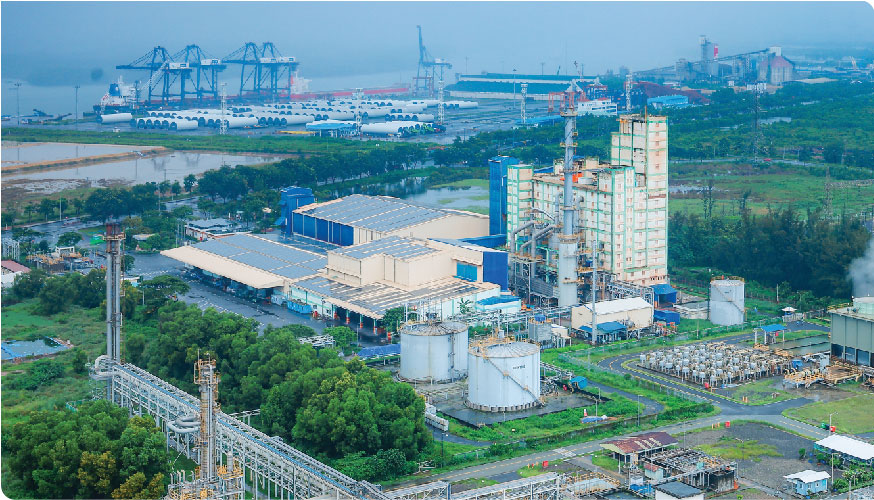 Toàn cảnh nhà máy trong công tác an toàn vận hành