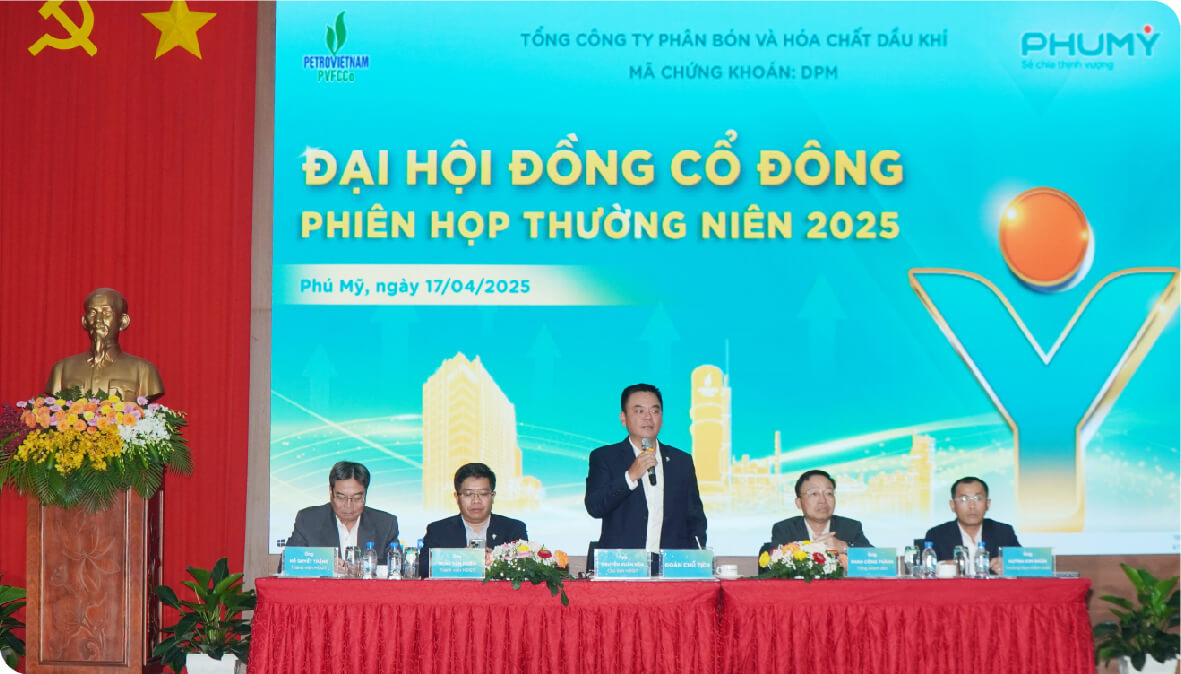 Toàn cảnh Đại hội đồng cổ đông phiên họp thường niên 2025 của PVFCCo