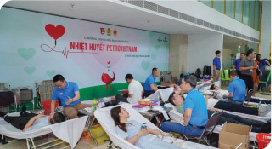 Hoạt động hiến máu nhân đạo thường niên tại PVFCCo