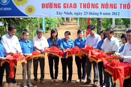 Khánh thành Đường nông thôn mới tại tỉnh Tây Ninh