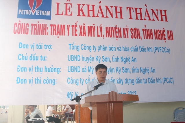 Khánh thành Trạm y tế xã Mỹ Lý do PVFCCo tài trợ