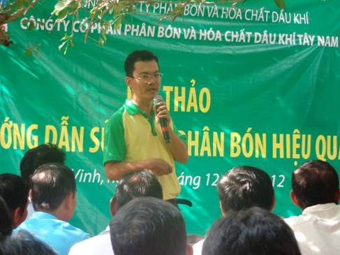 PVFCCo SW: Hội thảo “Hướng dẫn sử dụng phân bón hiệu quả” tại Trà Vinh