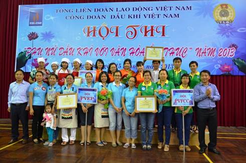 PVFCCo tham dự Hội thi “Phụ nữ Dầu khí với văn hóa ẩm thực năm 2013”