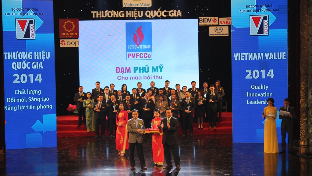 Đạm Phú Mỹ được công nhận “Thương hiệu Quốc gia 2014”