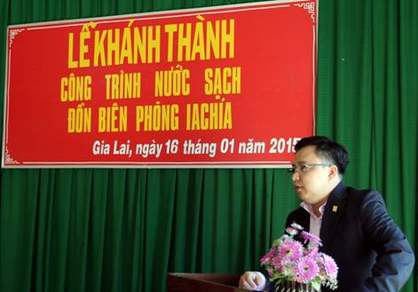 PVFCCo inaugurates the fresh water treatment works for Ia Chia Border Post, Ia Grai District, Gia Lai Province