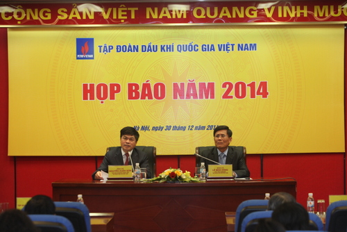 Tập đoàn Dầu khí Việt Nam họp báo tổng kết năm 2014