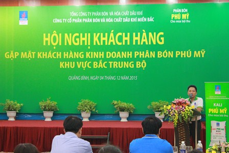 PVFCCo North tổ chức thành công “Hội nghị khách hàng kinh doanh phân bón Phú Mỹ khu vực Bắc Trung Bộ”