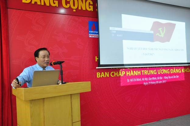 Đảng ủy PVFCCo học tập, quán triệt và triển khai thực hiện Nghị quyết Trung ương 5 Khóa XII