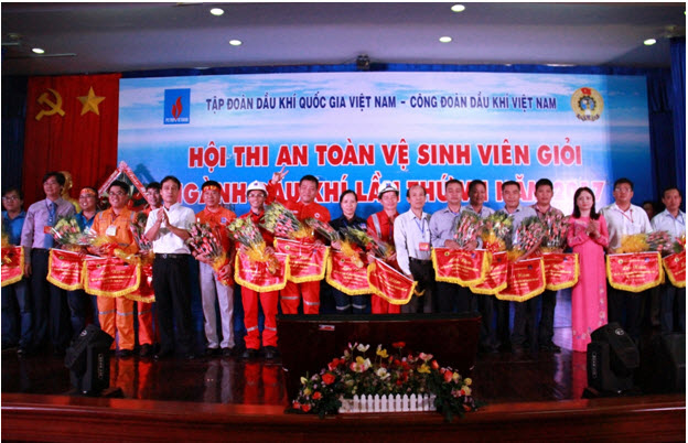 Hội thi An toàn vệ sinh viên giỏi ngành Dầu khí năm 2017 thành công tốt đẹp