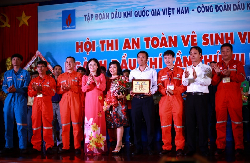 Công đoàn Dầu khí bế mạc Hội thi An toàn vệ sinh viên giỏi