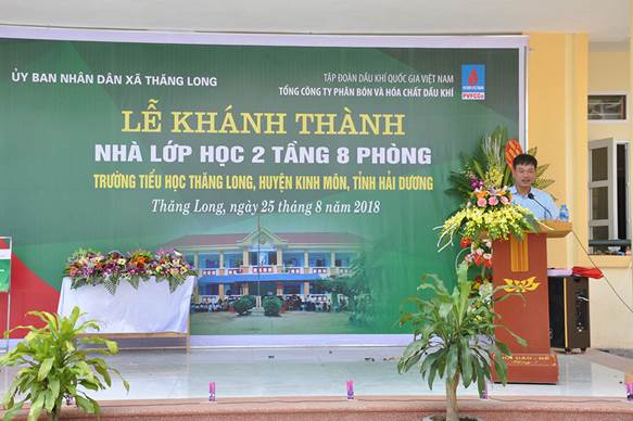 PVFCCo khánh thành, bàn giao trường tiểu học và nhà Đại đoàn kết