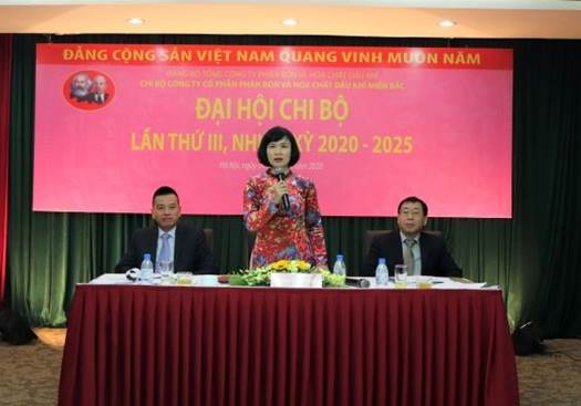 PVFCCo North tổ chức thành công Đại hội Chi bộ lần thứ III, nhiệm kỳ 2020-2025