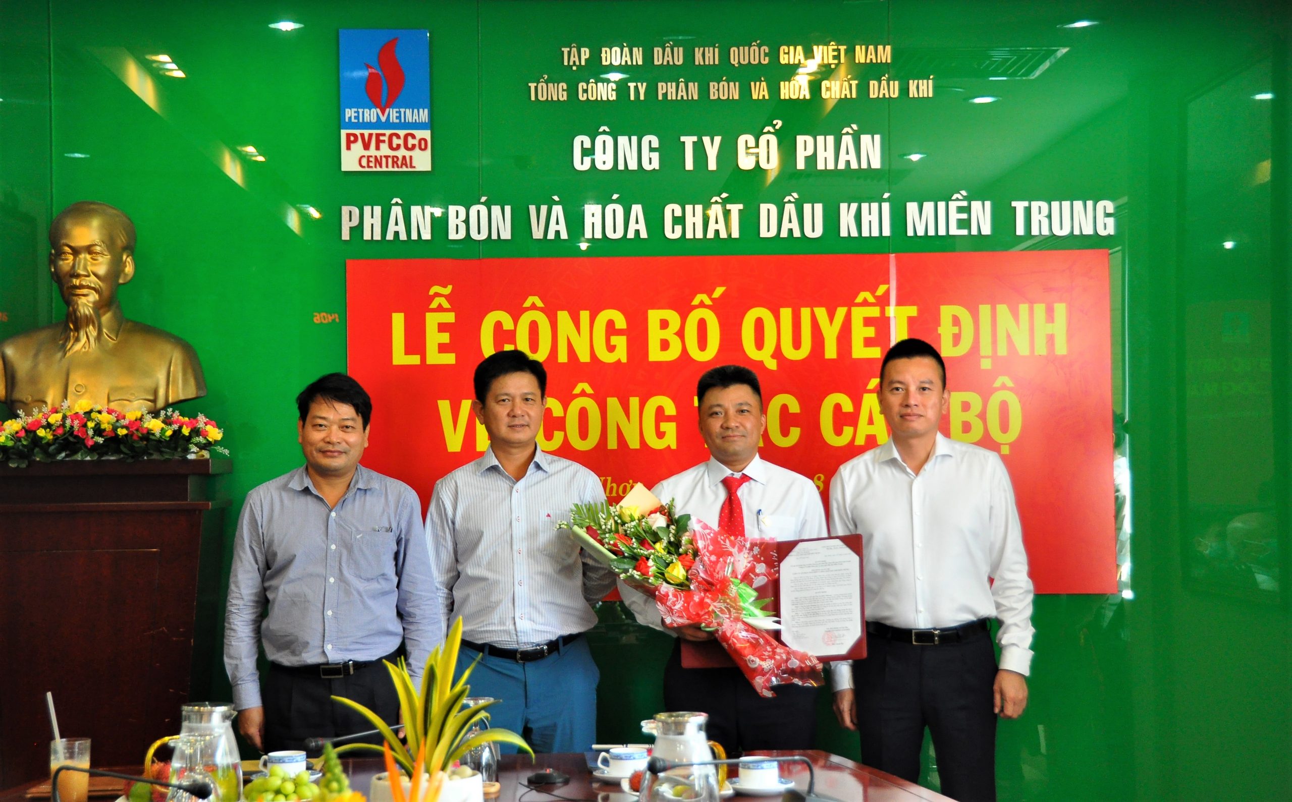 PVFCCo Central công bố quyết định bổ nhiệm Phó Giám đốc phụ trách kinh doanh