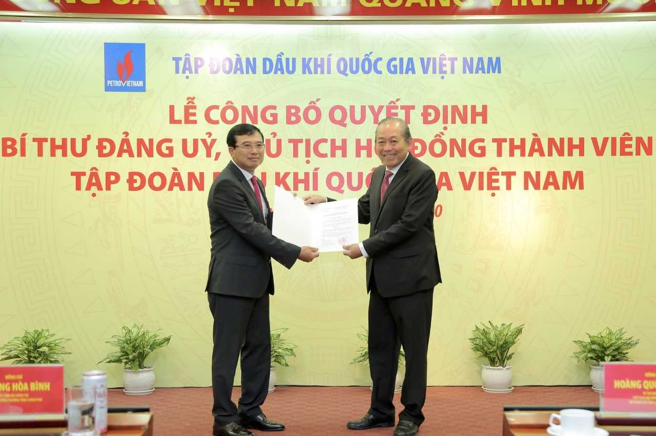 Bổ nhiệm Bí thư Đảng ủy, Chủ tịch Hội đồng thành viên PVN