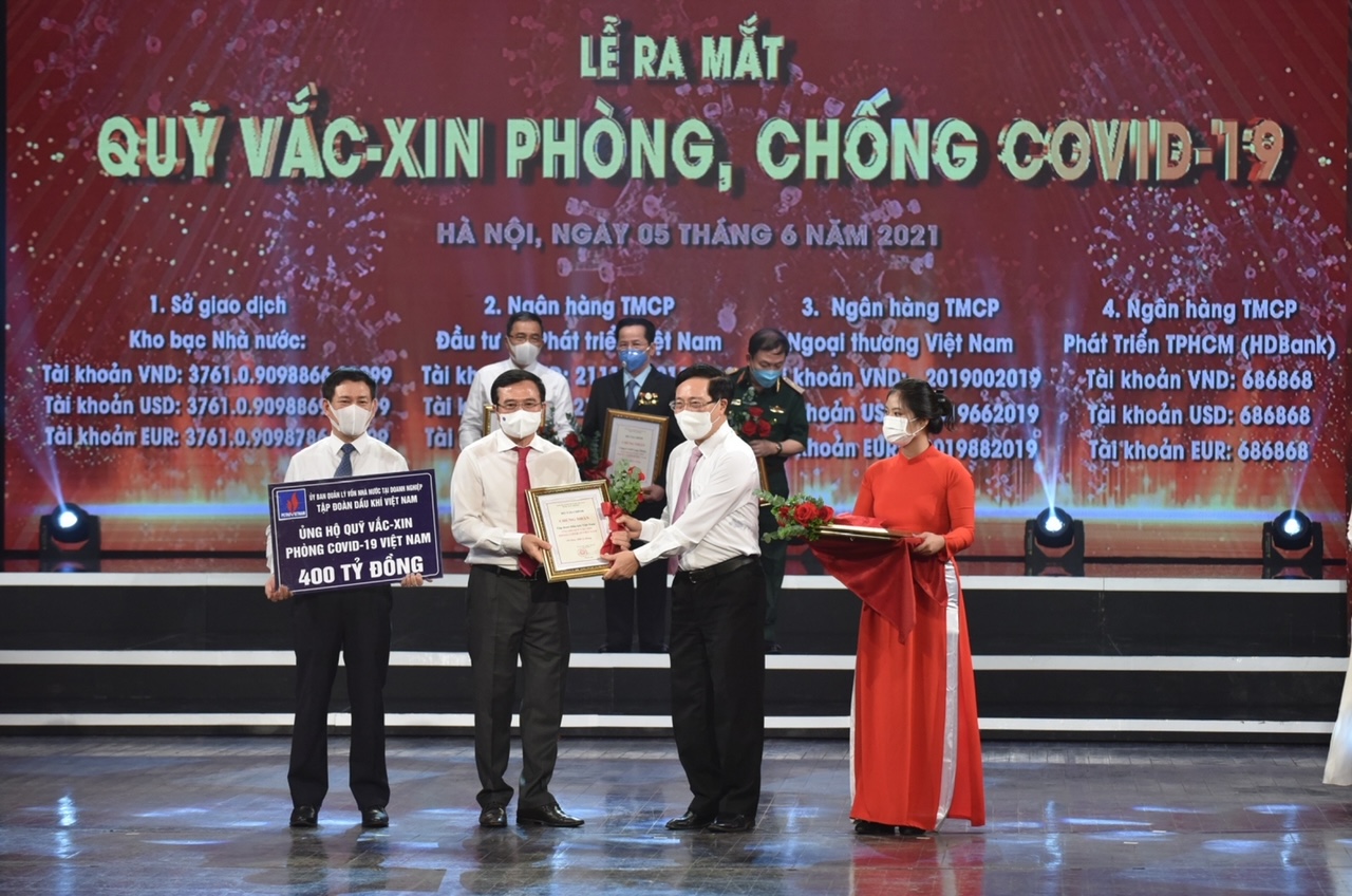 Petrovietnam và Công đoàn Dầu khí Việt Nam phát động quyên góp, ủng hộ công tác phòng, chống dịch Covid-19