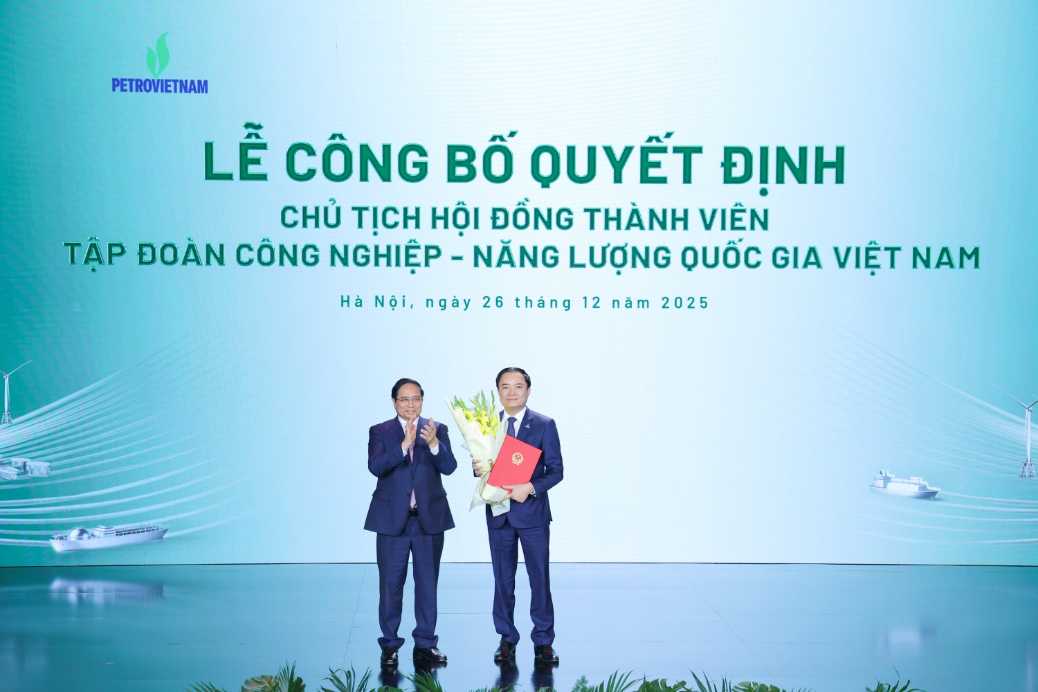 Đồng chí Lê Ngọc Sơn giữ chức vụ Chủ tịch Hội đồng Thành viên Petrovietnam