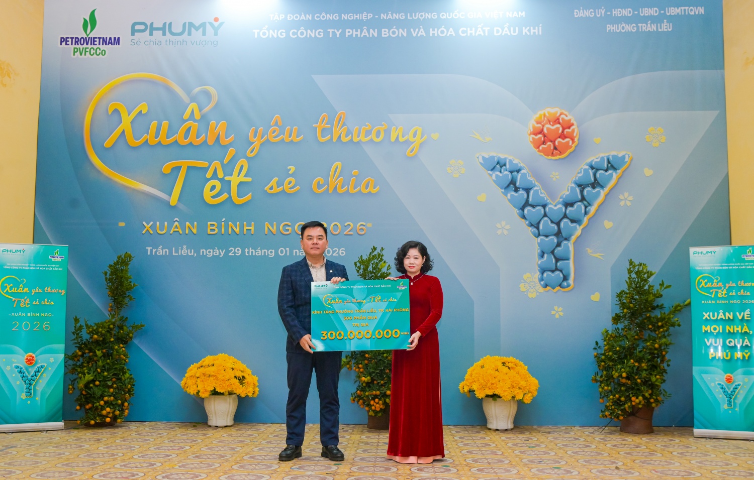 Hành trình “Xuân yêu thương - Tết sẻ chia” lan tỏa nghĩa tình Phú Mỹ