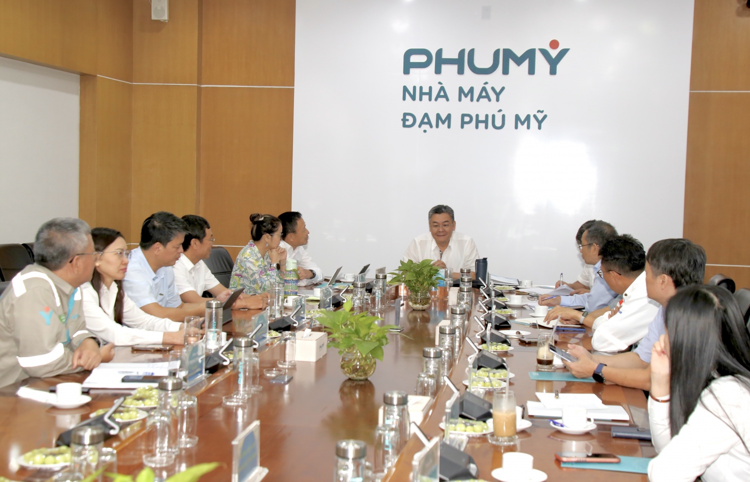 Tổng Giám đốc PETROVIETNAM Lê Mạnh Cường kiểm tra hoạt động tại NM Đạm Phú Mỹ, NMĐ Nhơn Trạch 3&4