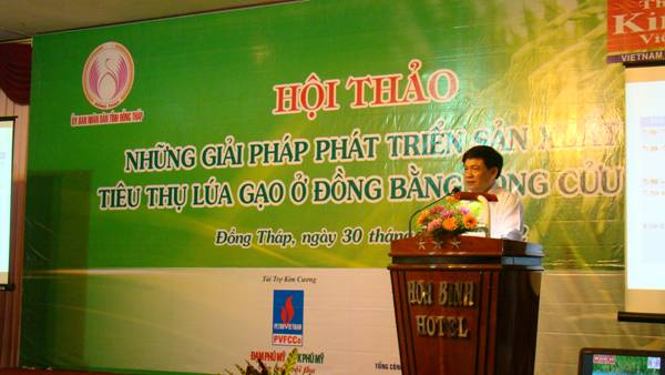 Workshop on “Solutions for development of rice production and consumption in the Mekong Delta”