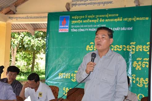 Hội thảo chuyển giao kỹ thuật canh tác lúa và giới thiệu sản phẩm Đạm Phú Mỹ tại huyện Angkor Chey, tỉnh Kampot