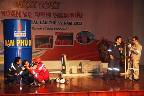 PVFCCo đoạt giải Nhì hội thi “An toàn vệ sinh viên giỏi tỉnh Bà Rịa – Vũng Tàu” năm 2012