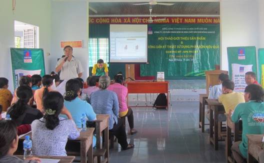 PVFCCo SE giới thiệu sản phẩm và hướng dẫn kỹ thuật sử dụng phân bón hiệu quả tại tỉnh Tây Ninh