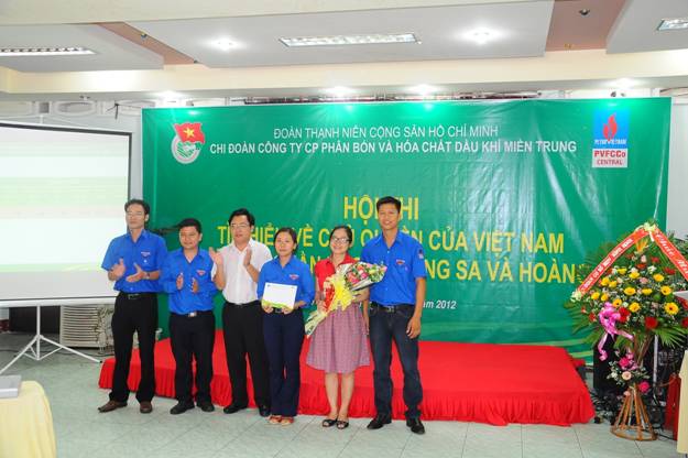 Chi đoàn PVFCCo Central tổ chức Hội thi “Tìm hiểu về chủ quyền của Việt Nam đối với quần đảo Hoàng Sa, Trường Sa”