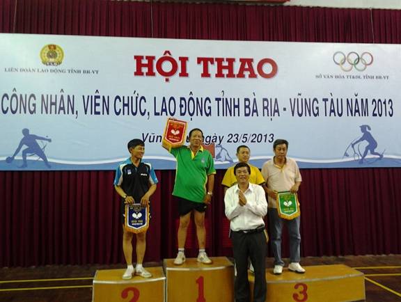 Đoàn thể thao PVFCCo đạt giải cao tại Hội thao Công nhân, viên chức, lao động tỉnh BRVT năm 2013