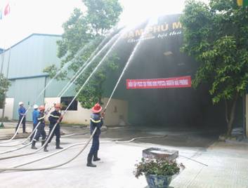 PVFCCo North organizes “Fire drill at Hai Phong depot”