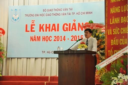 PVFCCo công bố, trao tượng trưng học bổng Đạm Phú Mỹ năm học 2014-2015 cho sinh viên trường Đại học Giao thông vận tải TP.HCM