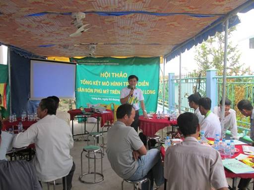 PVFCCo SE: The workshop on Phu My Fertilizer Presentation Model on dragon fruit in Long An