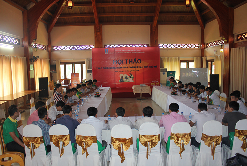 PVFCCo North organizes the Workshop on Exchangeofexperience inPhu My fertilizers trading
