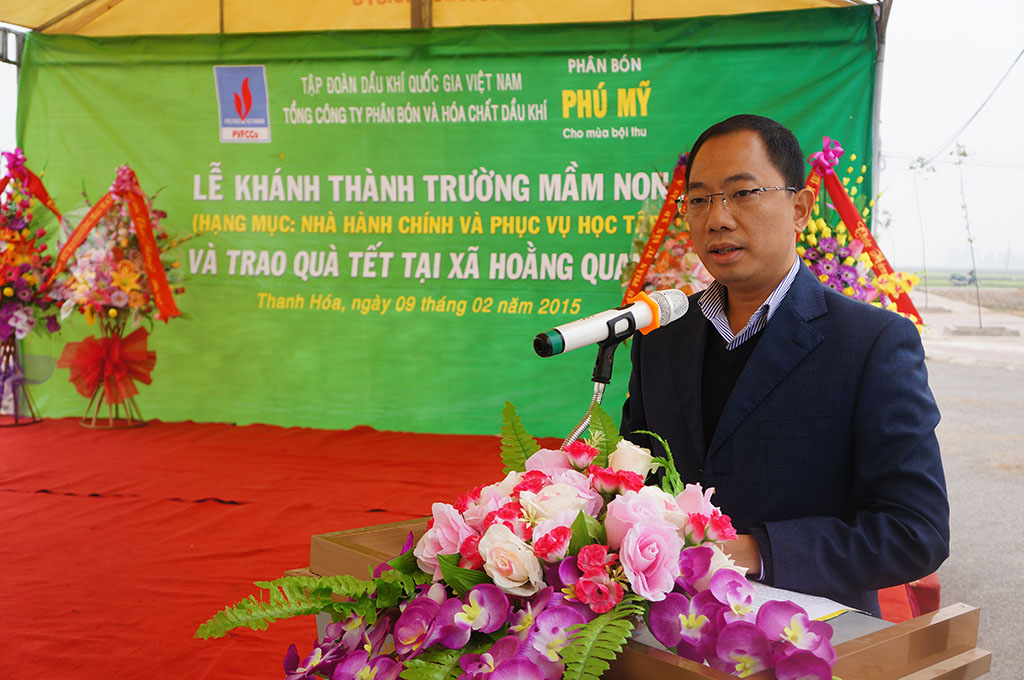 PVFCCo thực hiện các chương trình ASXH tại Thanh Hóa