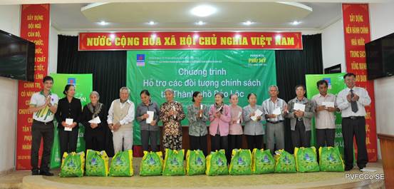 PVFCCo SE thực hiện chương trình “Hỗ trợ các đối tượng chính sách” tại tỉnh Lâm Đồng