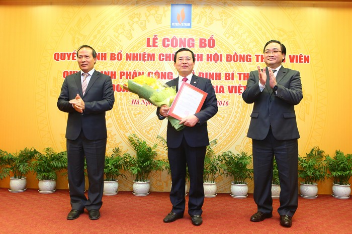 Lễ công bố Quyết định bổ nhiệm Chủ tịch HĐTV và Quyết định phân công, chỉ định Bí thư Đảng ủy Tập đoàn Dầu khí Quốc gia Việt Nam