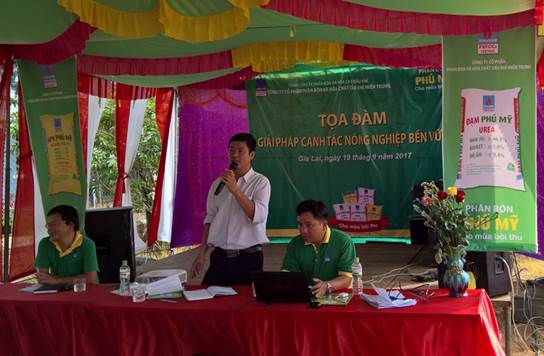 Phân bón Phú Mỹ đồng hành với bà con nông dân huyện Kbang chuyển đổi cơ cấu cây trồng