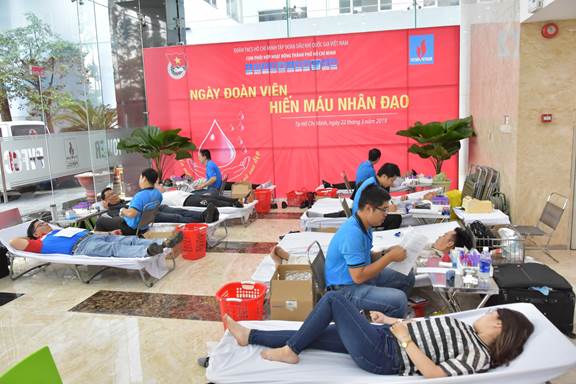 PVFCCo’s Youth Union successfully hosted the organization of “Day of Youth Union – Humanitarian Blood Donation” program