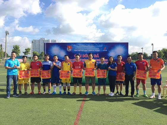 Đoàn thanh niên PVFCCo giành giải Ba “Giải bóng đá Cụm Phối hợp hoạt động Tp.HCM”