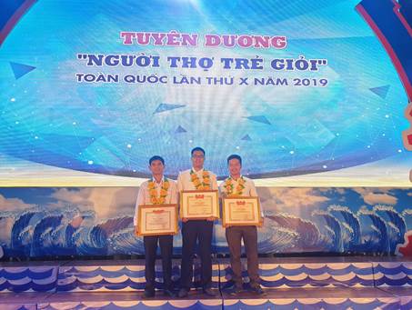 3 kỹ sư trẻ của PVFCCo được vinh danh “Người thợ trẻ giỏi” toàn quốc lần thứ X