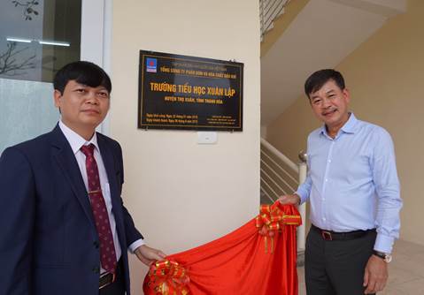 Inauguration of classroom building at Xuan Lap Primary School, Tho Xuan District, Thanh Hoa Province