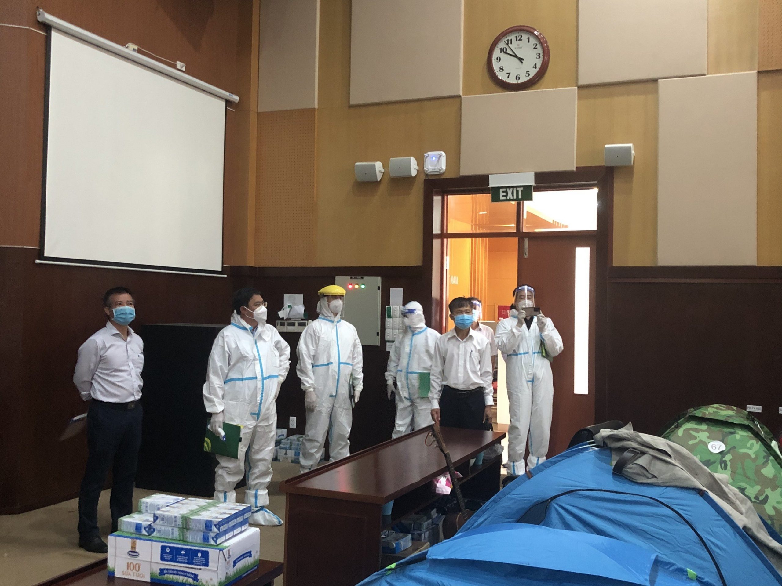 Đoàn công tác Bộ Y tế kiểm tra công tác phòng chống dịch của Nhà máy Đạm Phú Mỹ