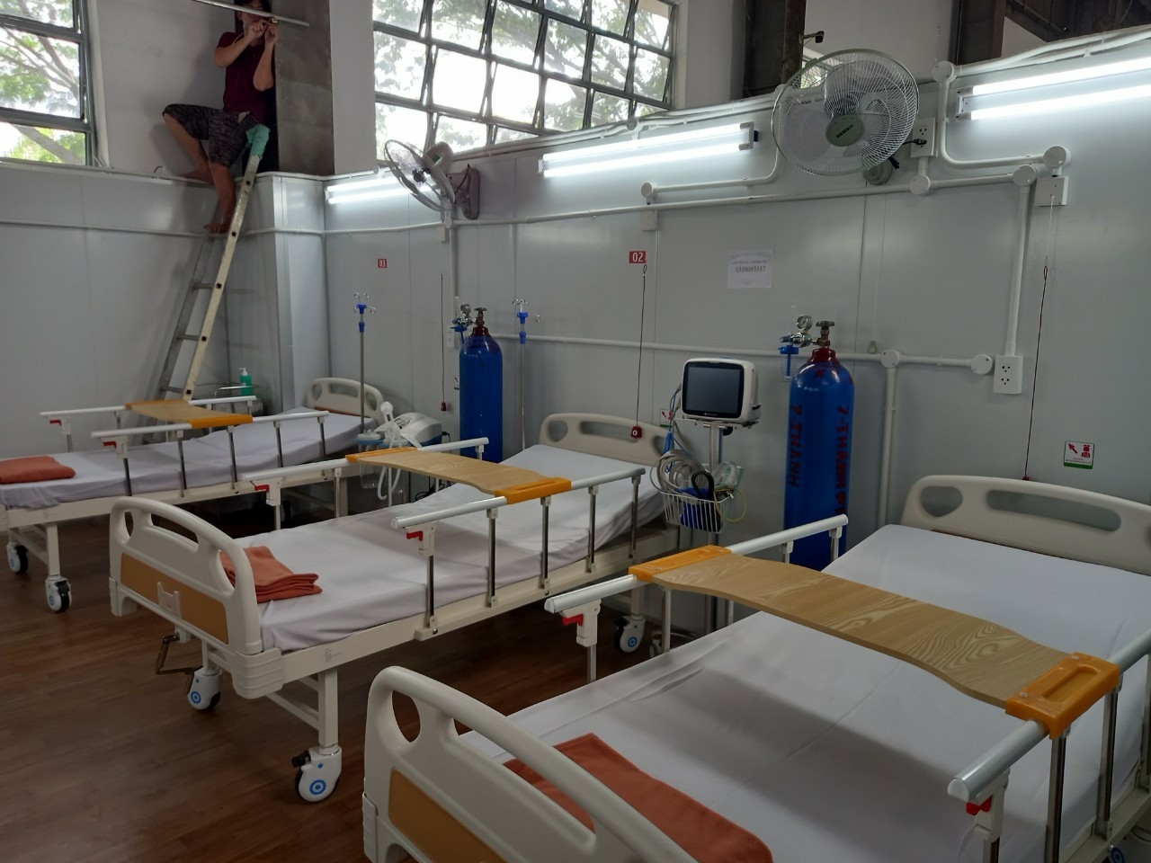 CĐ DKVN ủng hộ 3 máy thở hỗ trợ Bệnh viện Dã chiến số 16 tại TP. Hồ Chí Minh