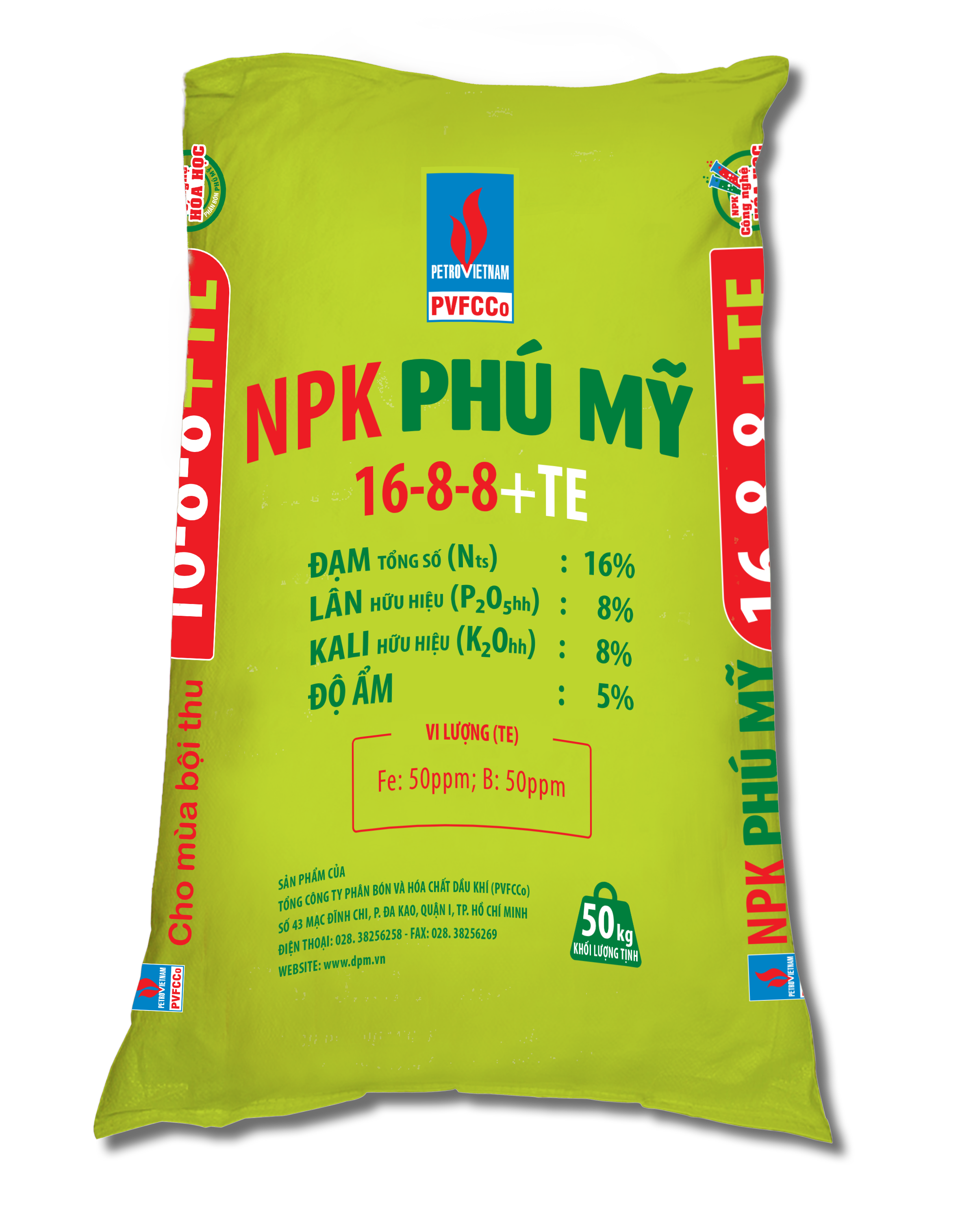 NPK Phu My 16-8-8+TE (Dry Season)