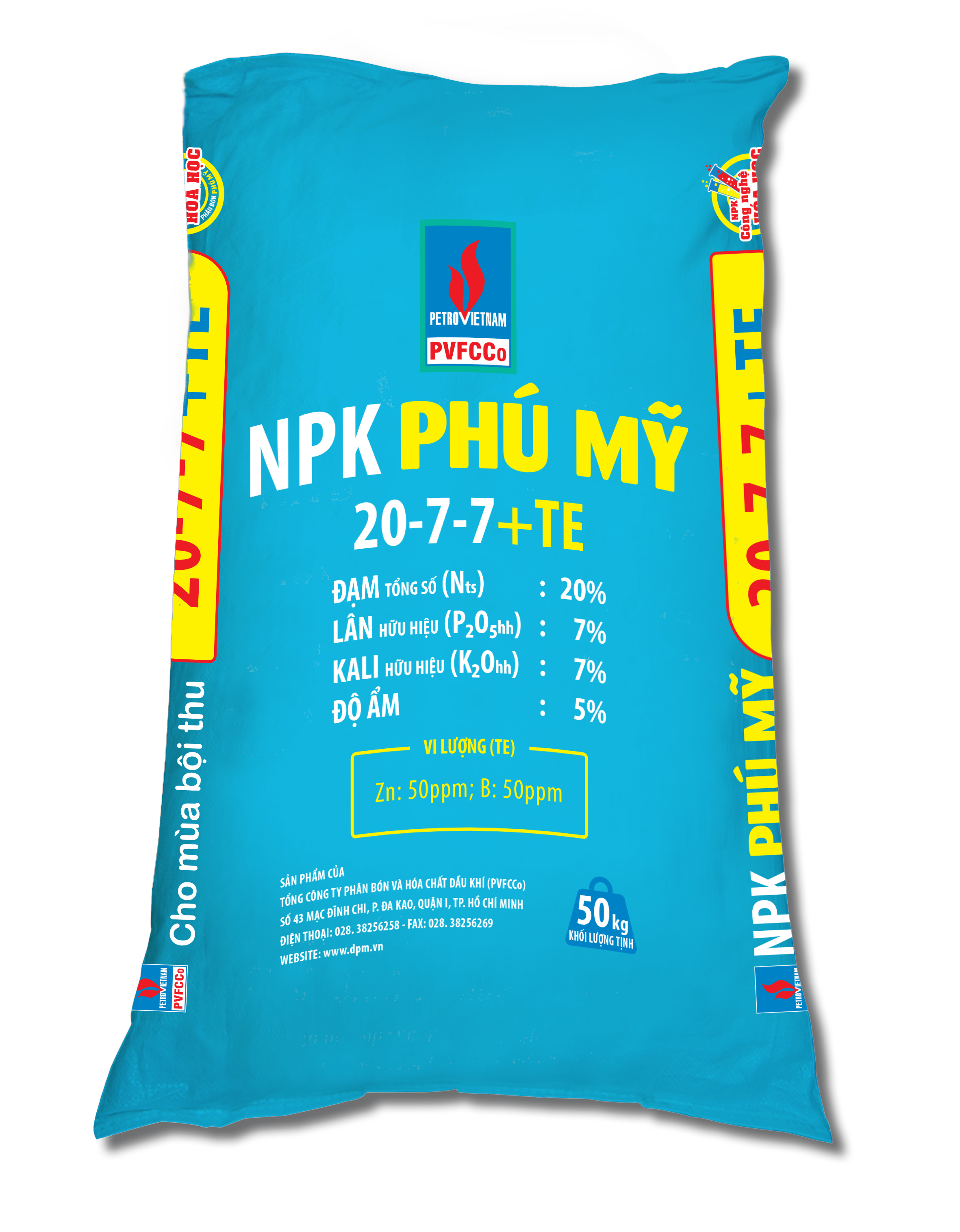 NPK Phu My 20-7-7+TE