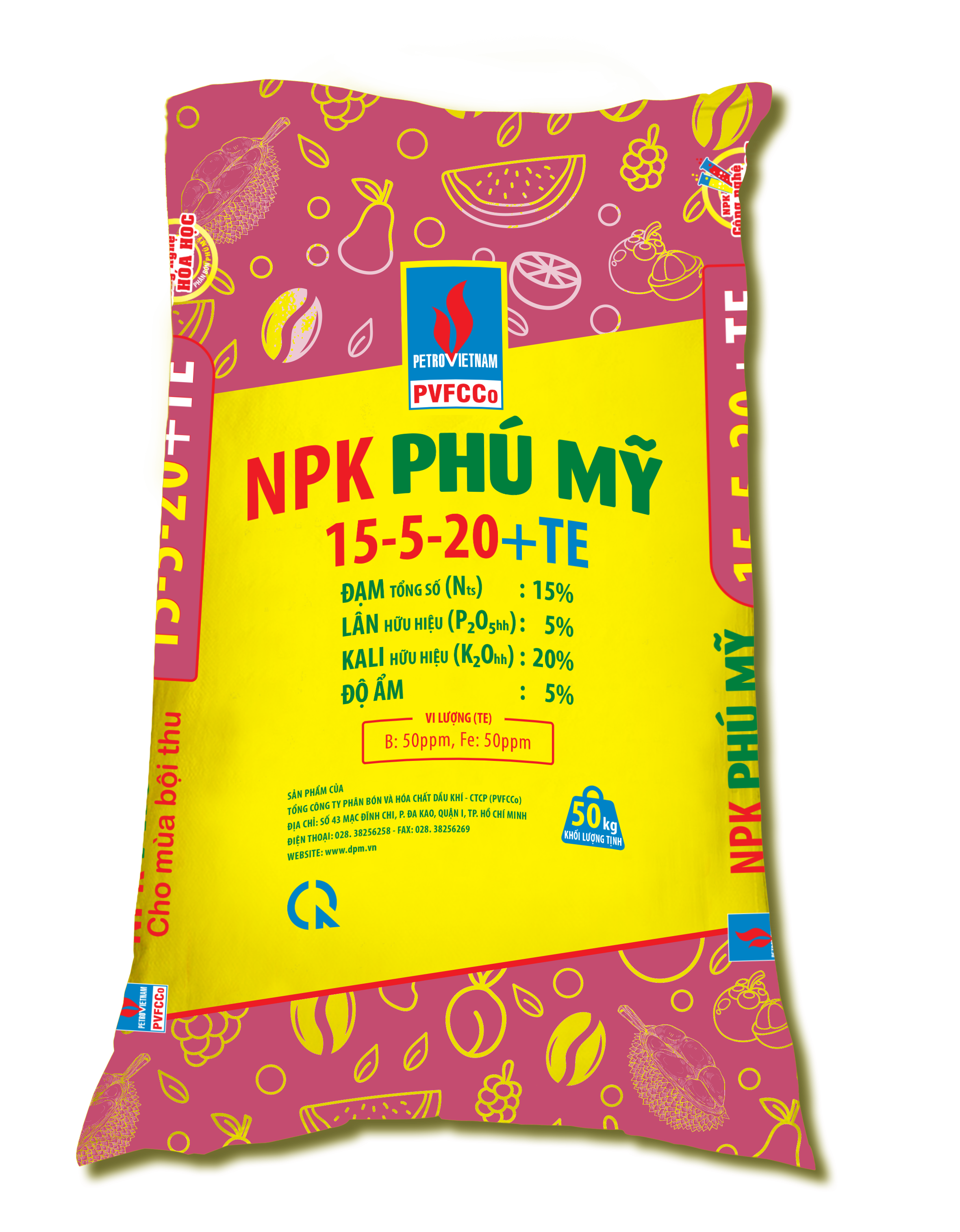 NPK Phu My 15-5-20+TE