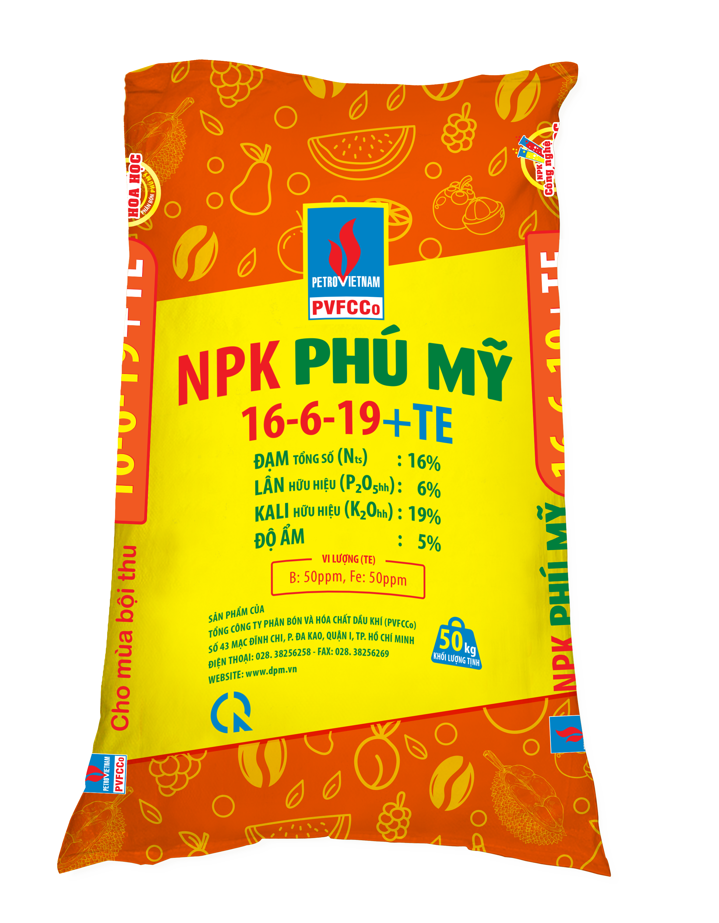 NPK Phu My 16-6-19+TE